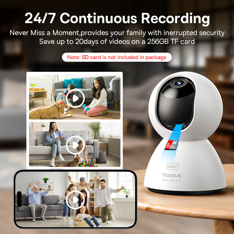 Baseus-インテリジェントセキュリティカメラWiFi5G - Eufy Camera E220 のレビューと価格