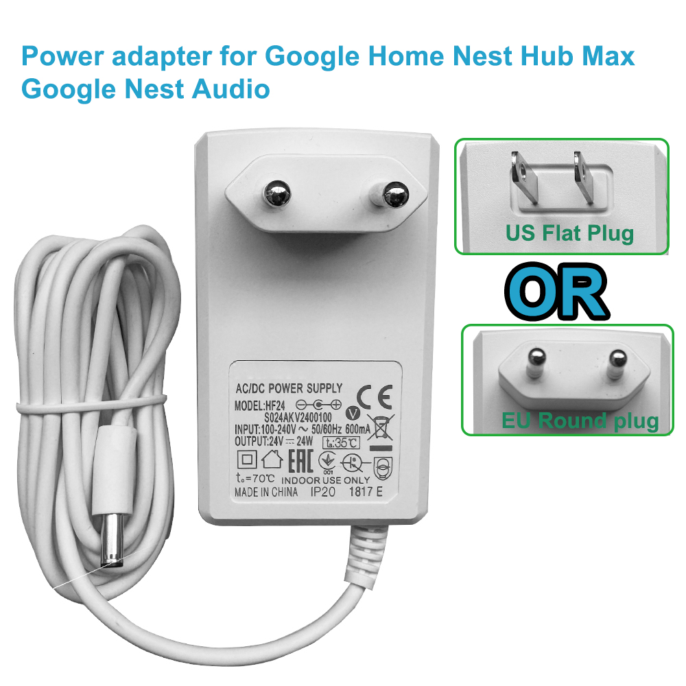 Google Home Nest Hub Max用24V電源 - Google Speaker Nest Hub のレビューと価格