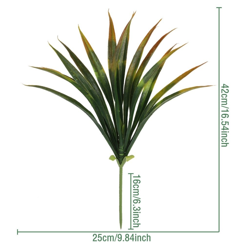 リアルな42cm人工蘭の葉 シミュレーションプラスチック製フ - Spider Plant Hanging のレビューと価格