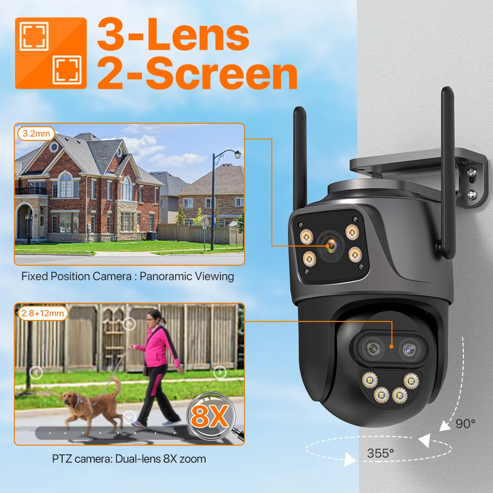 IP カメラ 6K 9MP HD WiFi 屋外カメラ 8x - Eufy Camera E220 のレビューと価格